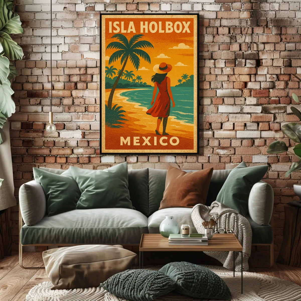 Isla Holbox Travel Poster