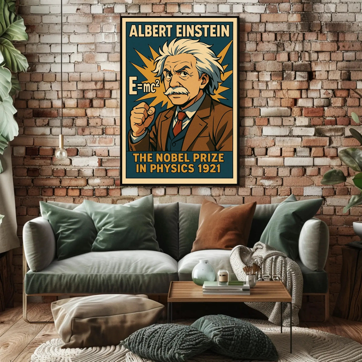 Albert Einstein Nobel Prize In Physics Poster