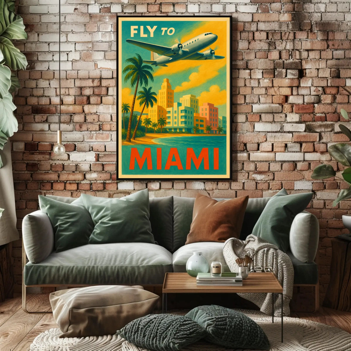 Fly to Miami Poster