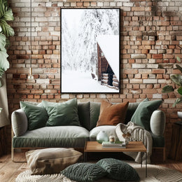 Winter Wilderness Retreat Poster