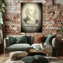 James Madison 4Th President Poster