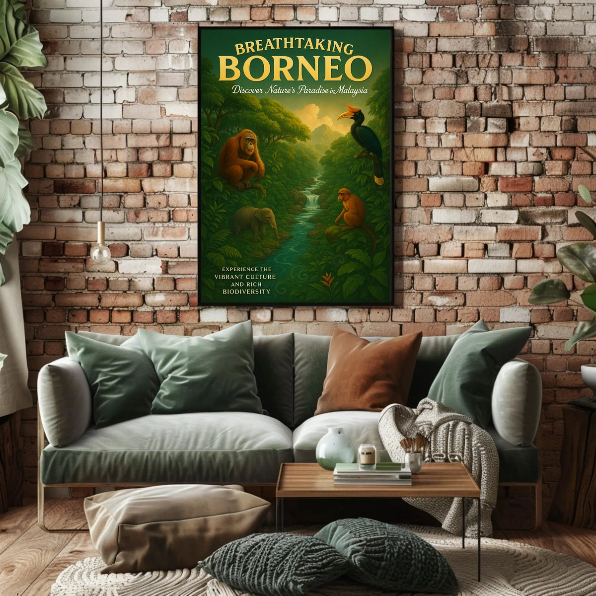 Breathtaking Borneo Poster