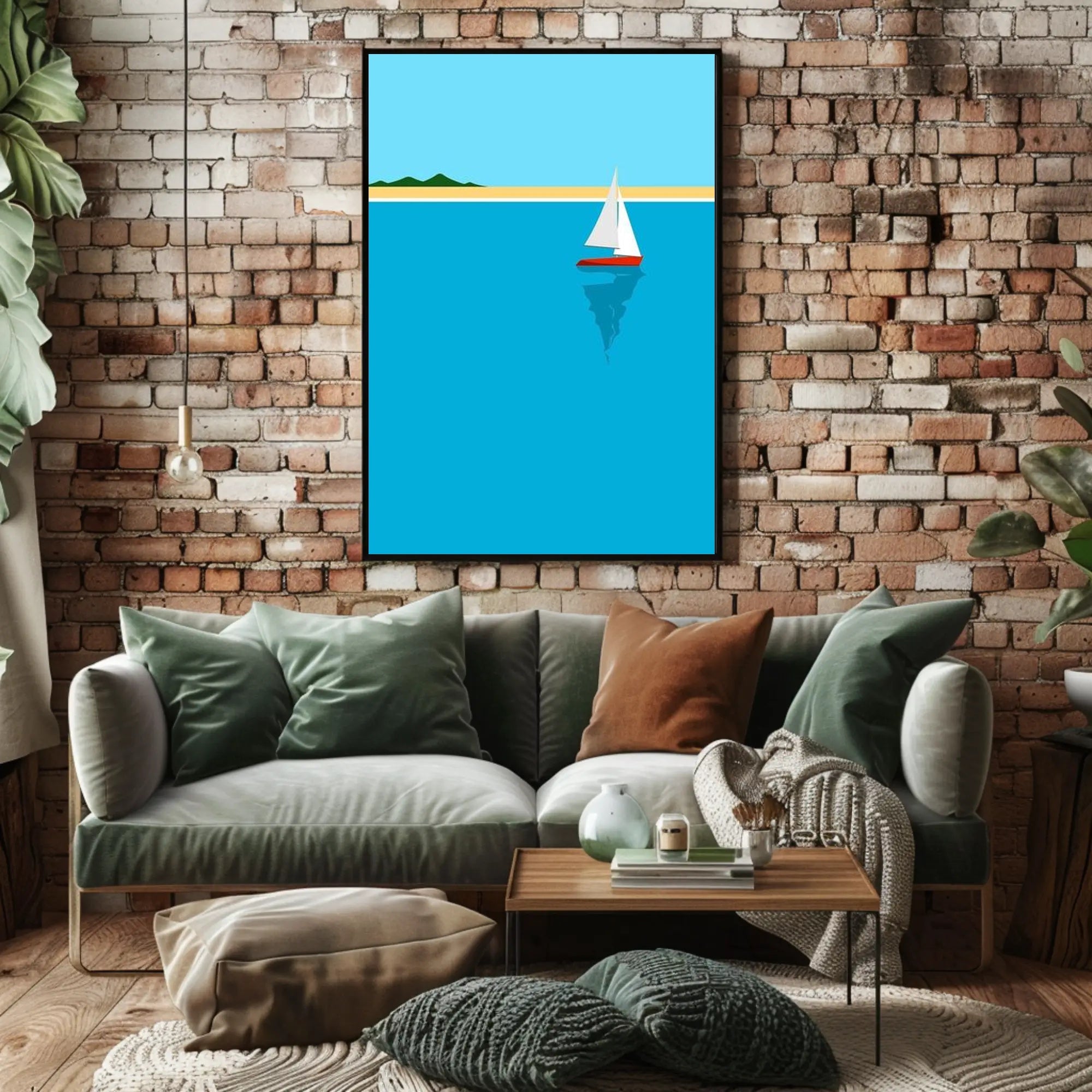 Tranquil Sail Poster PosterGoat