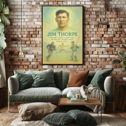 The Timeless Spirit of Jim Thorpe Poster