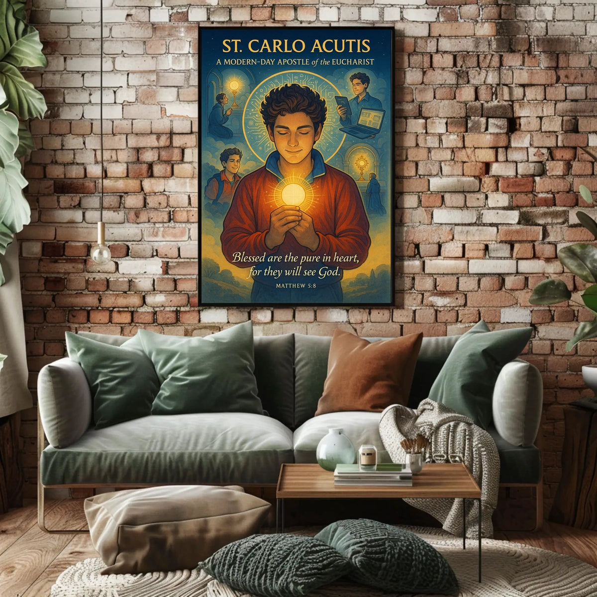 St. Carlo Acutis A Modern-Day Apostle Poster