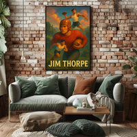 Jim Thorpe Athletic Legend Poster