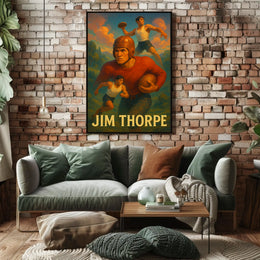 Jim Thorpe Athletic Legend Poster