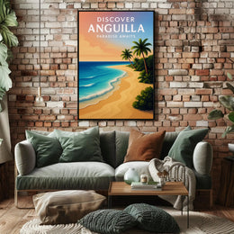 Discover Anguilla Paradise Awaits Poster PosterGoat