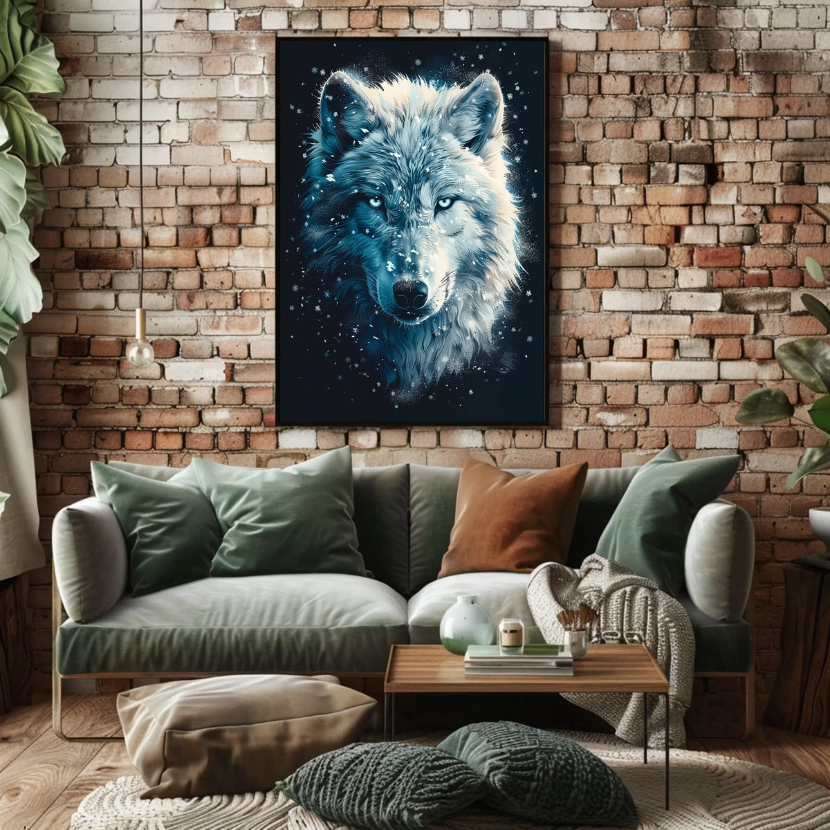 The Majestic Wolf Poster