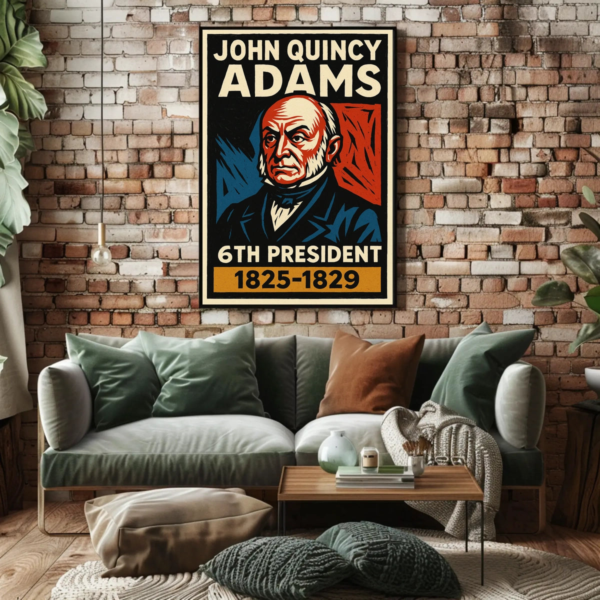 John Quincy Adams 6th President Poster