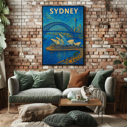 Sydney Skyline Poster
