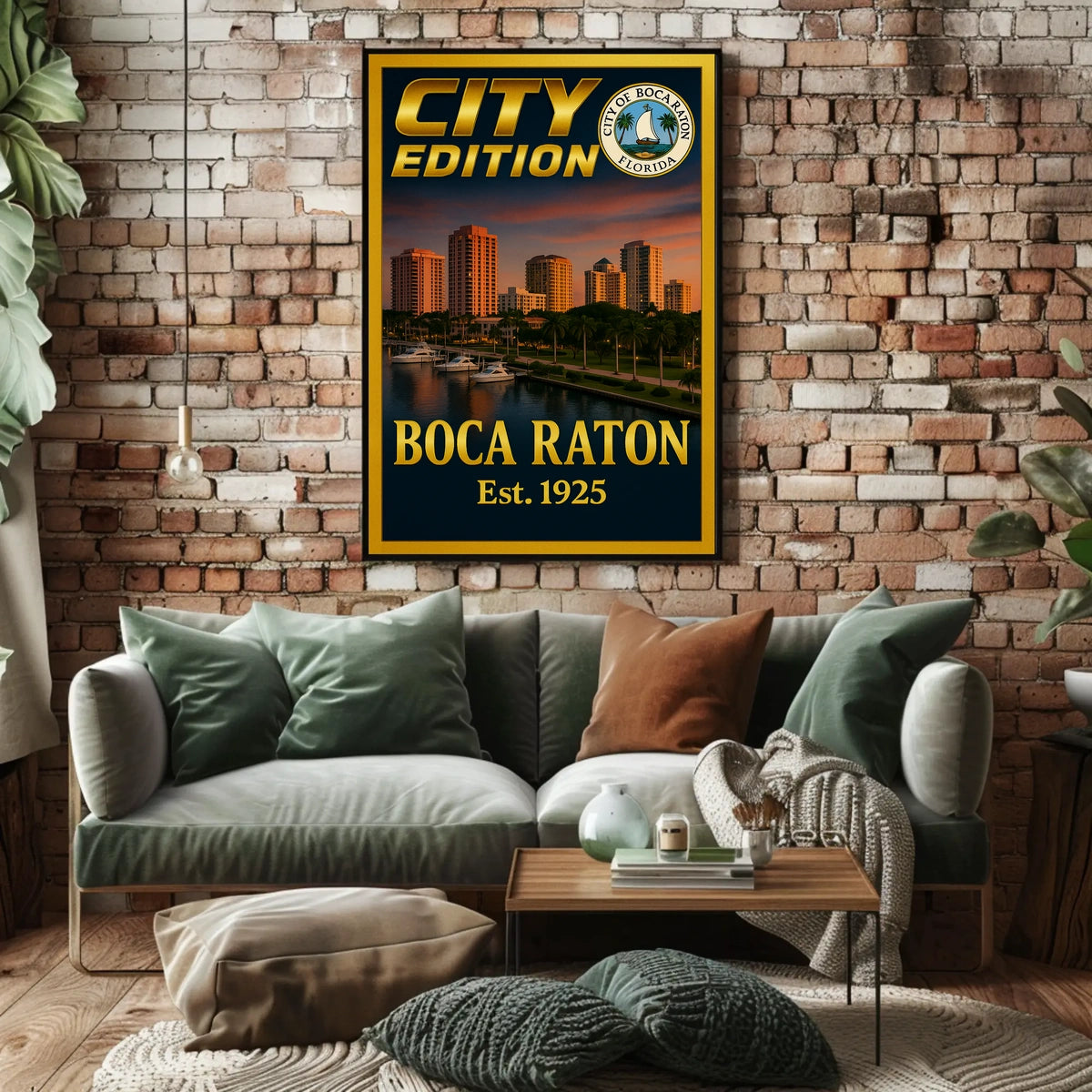 Boca Raton City Edition Poster