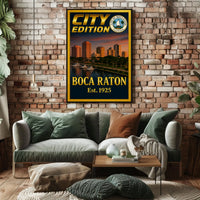 Boca Raton City Edition Poster