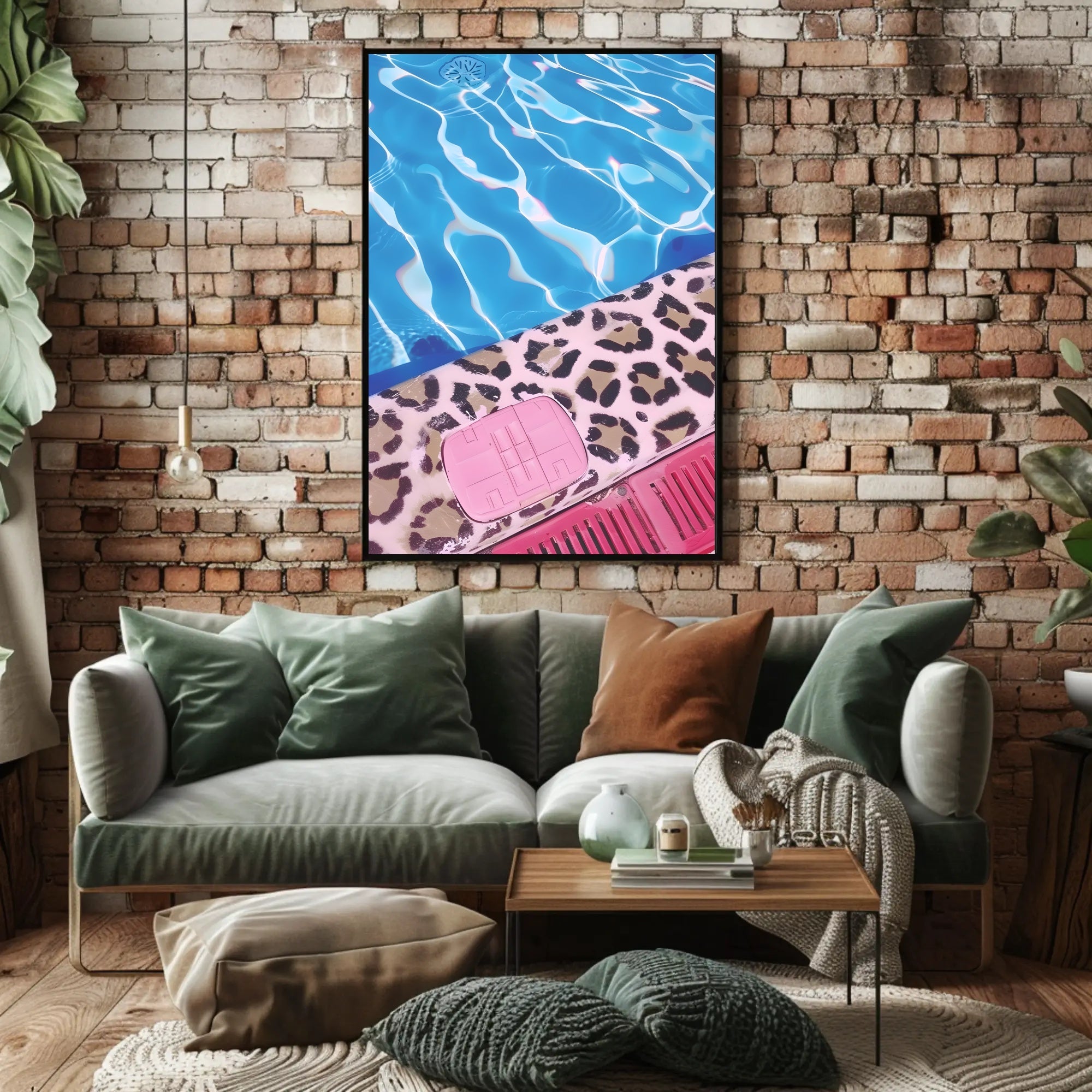 Poolside Vibrance Poster