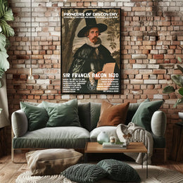 Sir Francis Bacon Historical Educational Poster