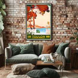 Toulon Sa Rade Splendide Poster