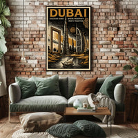 Dubai Poster Modernity Meets Tradition Wall Art For Home