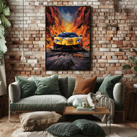Blaze of Speed Poster PosterGoat