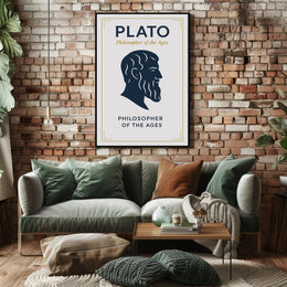 Plato Philosopher of the Ages Poster PosterGoat