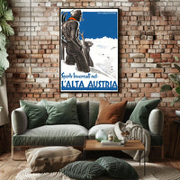 Winter Sports In Upper Austria Poster