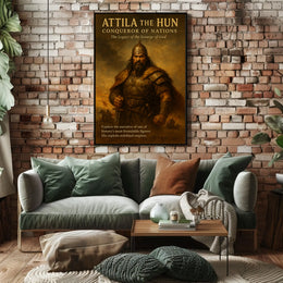Attila The Hun Conqueror Of Nations Poster