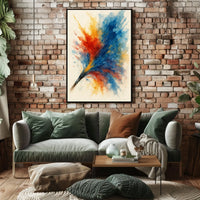 Colorful Brushstroke Explosion Poster