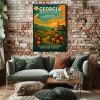 Georgia Heart Of The South Poster