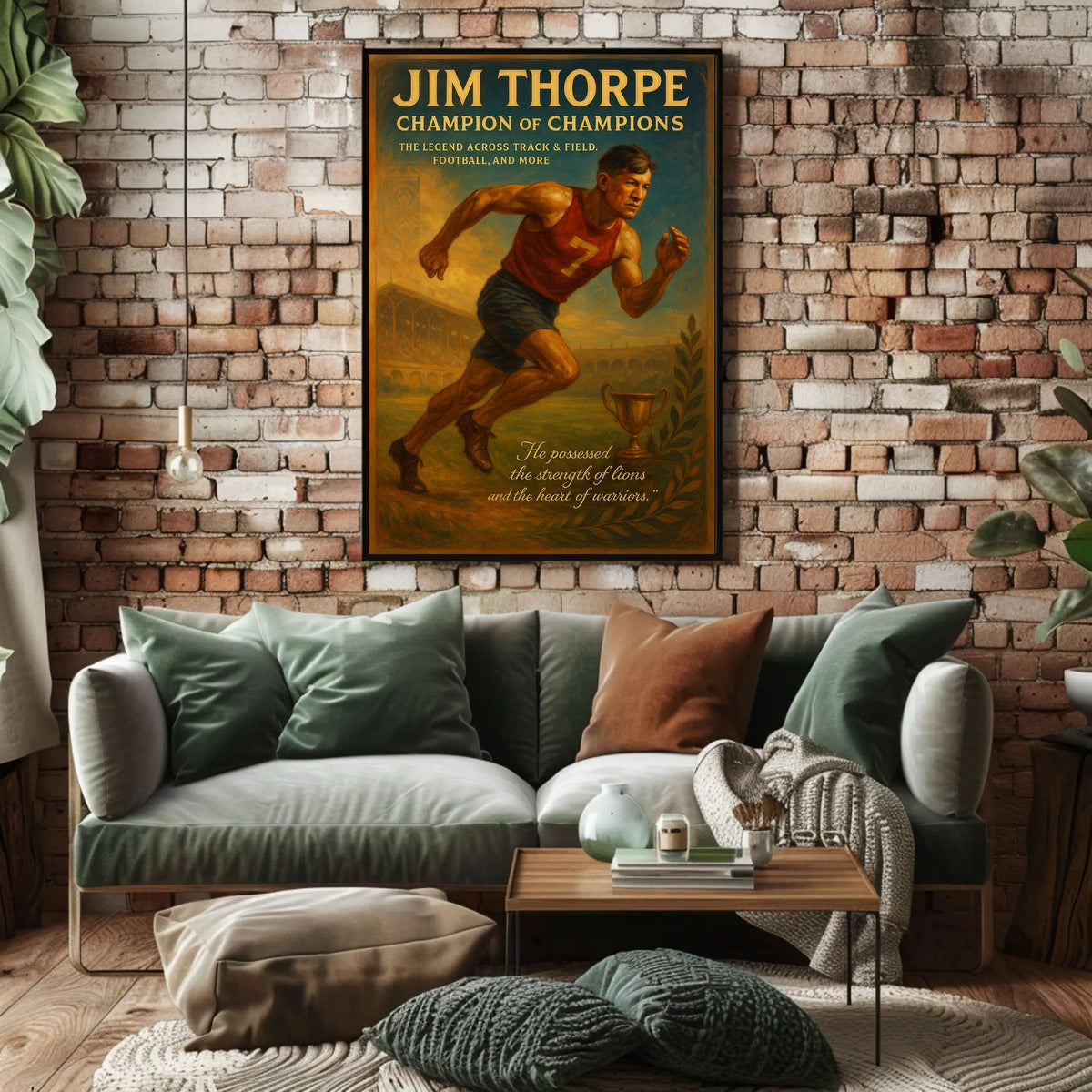 Jim Thorpe The Ultimate Sports Legend Poster