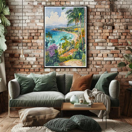 Coastal Paradise Poster PosterGoat