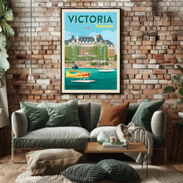 Victoria, Canada Travel Poster