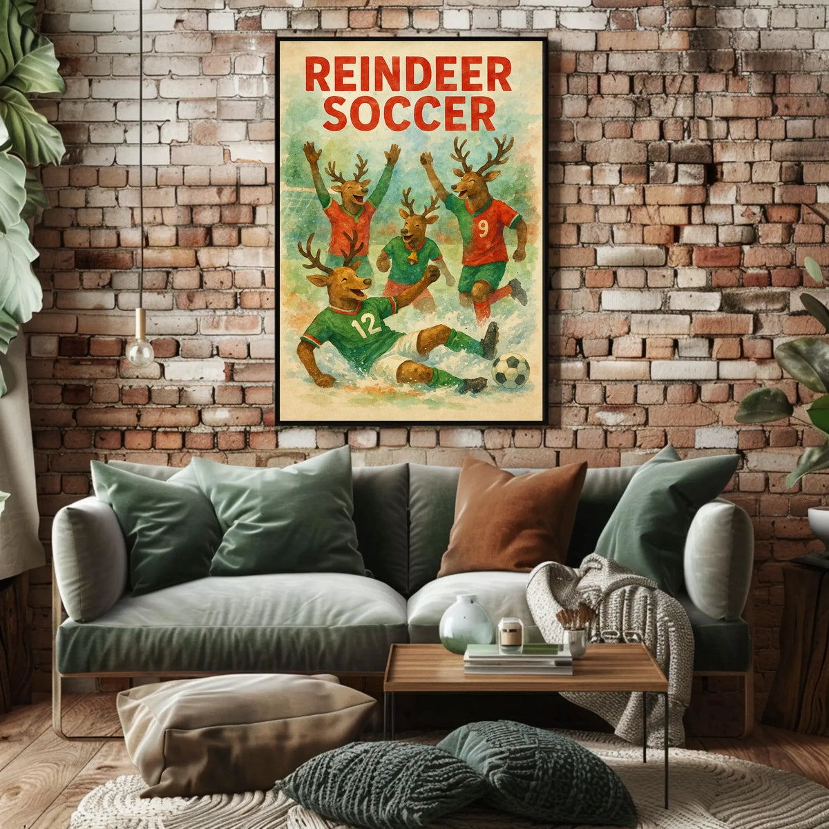 Reindeer Soccer Extravaganza Poster