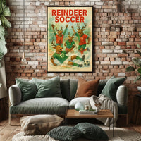Reindeer Soccer Extravaganza Poster