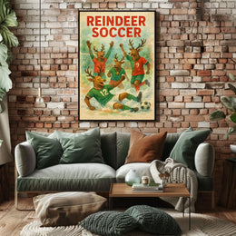 Reindeer Soccer Extravaganza Poster