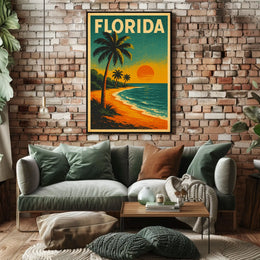 Florida Sunset Poster