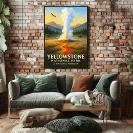 Yellowstone National Park A Natural Wonder Poster PosterGoat