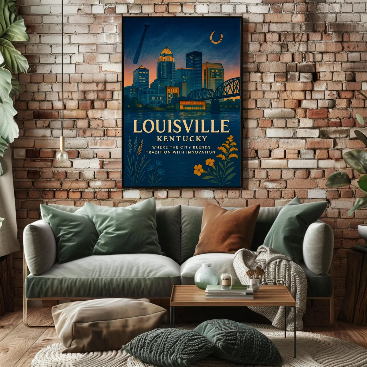 Louisville, Kentucky Tradition Meets Innovation Poster