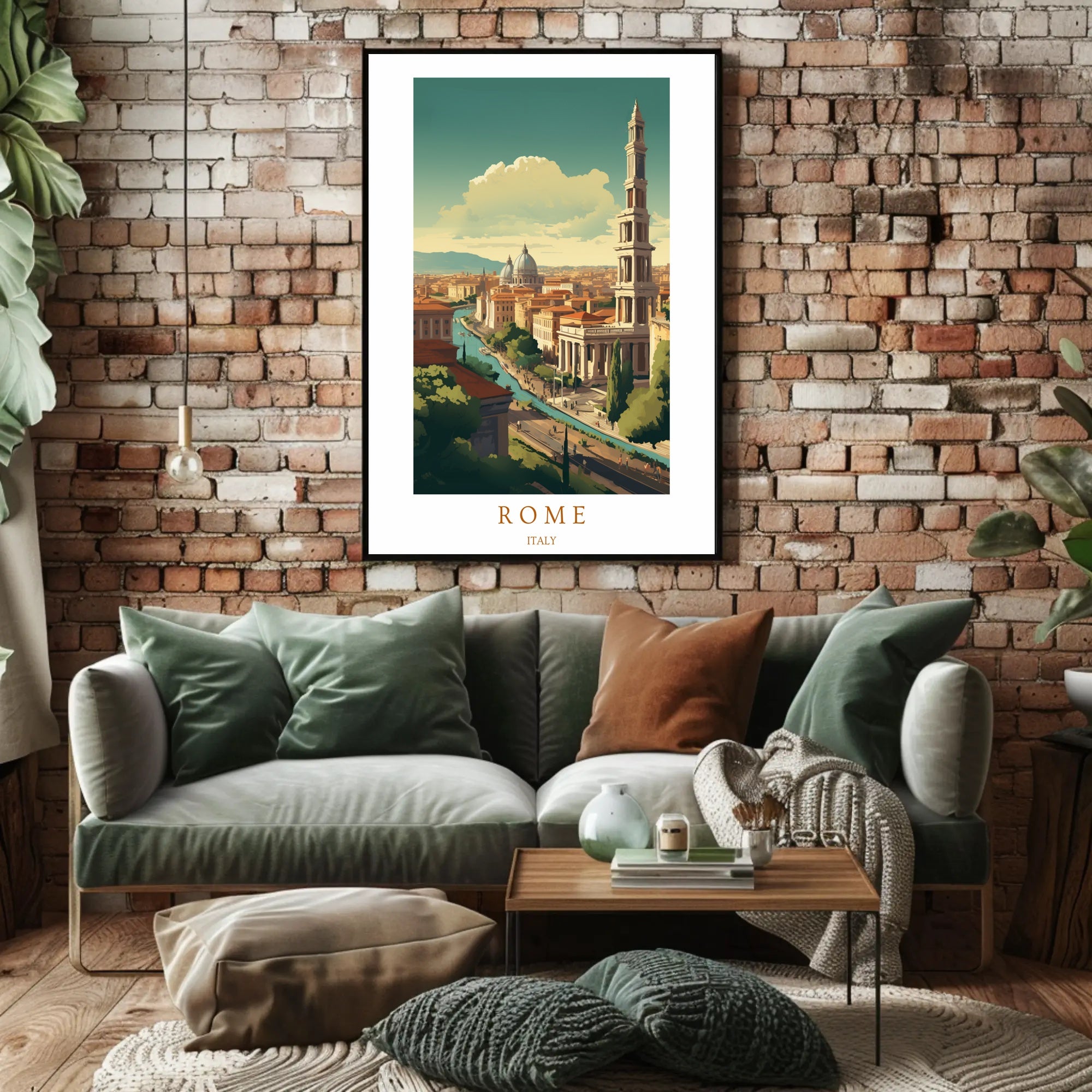 Scenic View of Rome Poster PosterGoat