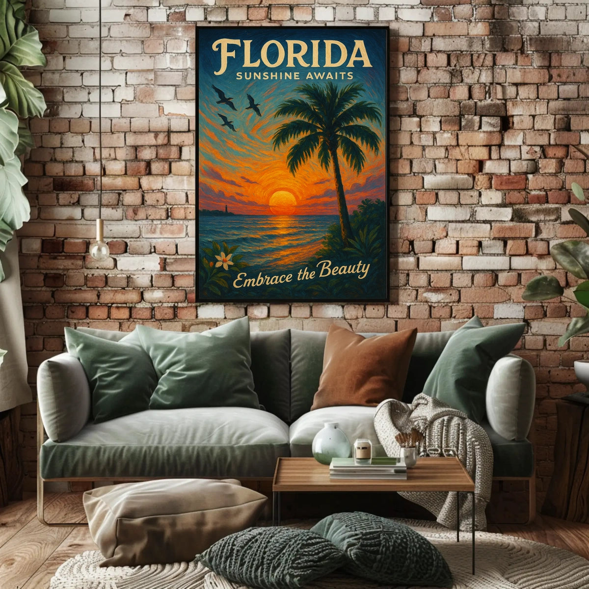 Florida Sunshine Awaits Poster