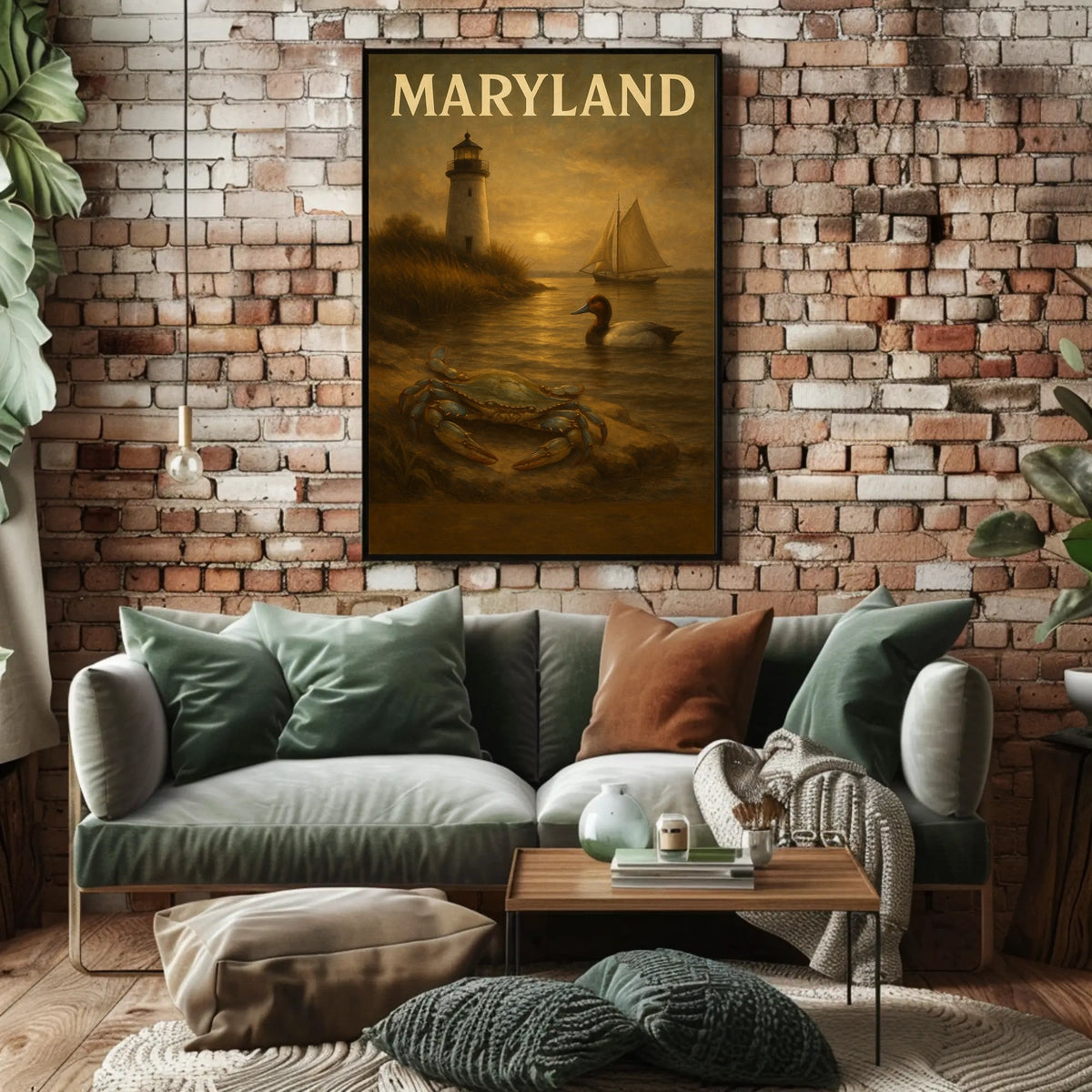 Maryland Coastal Serenity Poster