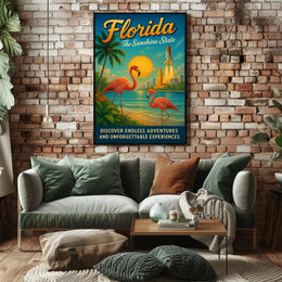 Florida The Sunshine State Poster