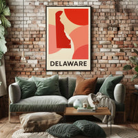Delaware A Modern Tribute Poster