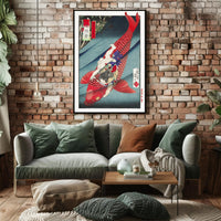 Vibrant Koi Ride Poster