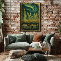 Anchorage Northern Glow Winter Festival Poster