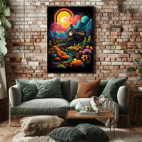 Dreamscape Locomotive Poster
