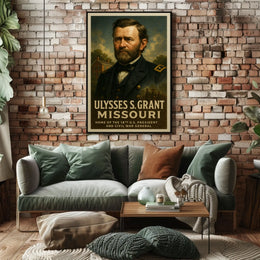 Ulysses S. Grant 18Th President Poster