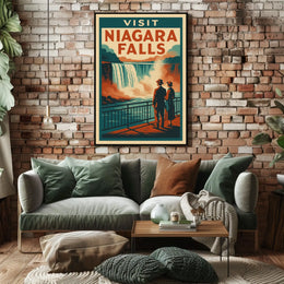 Visit Niagara Falls Poster
