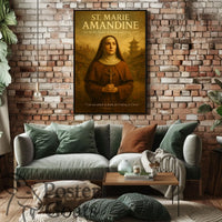 Inspirational Nun Vintage Art Cultural or Heritage Poster