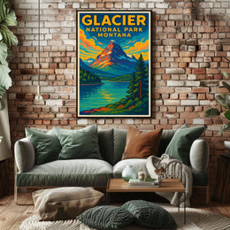 Glacier National Park Poster