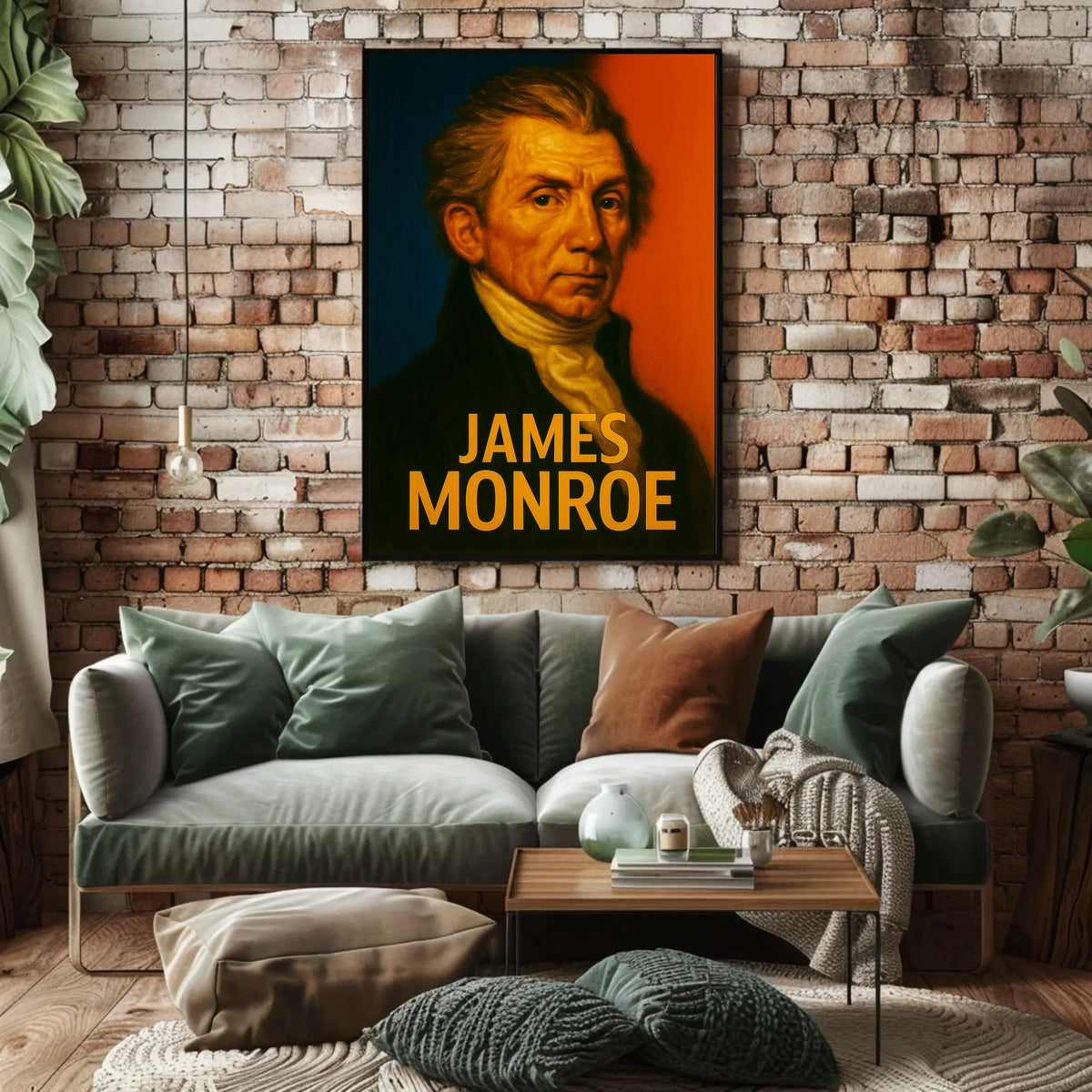 James Monroe Heritage Travel Poster