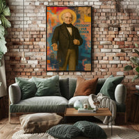 President Van Buren Abstract Iconic Political Art Poster